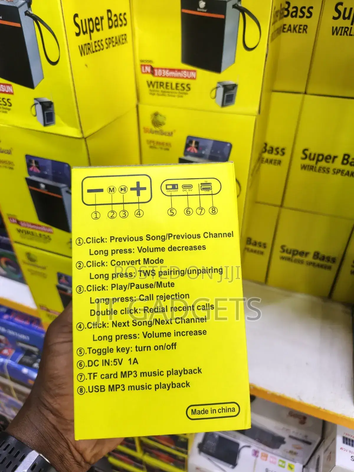 Boombest Ln-1036 Minisun Wireless Speaker