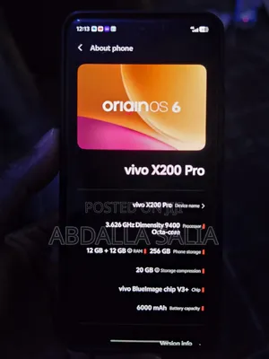 New Vivo X200 Pro 256 GB Black