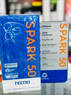 New Tecno Spark 50 128 GB Black