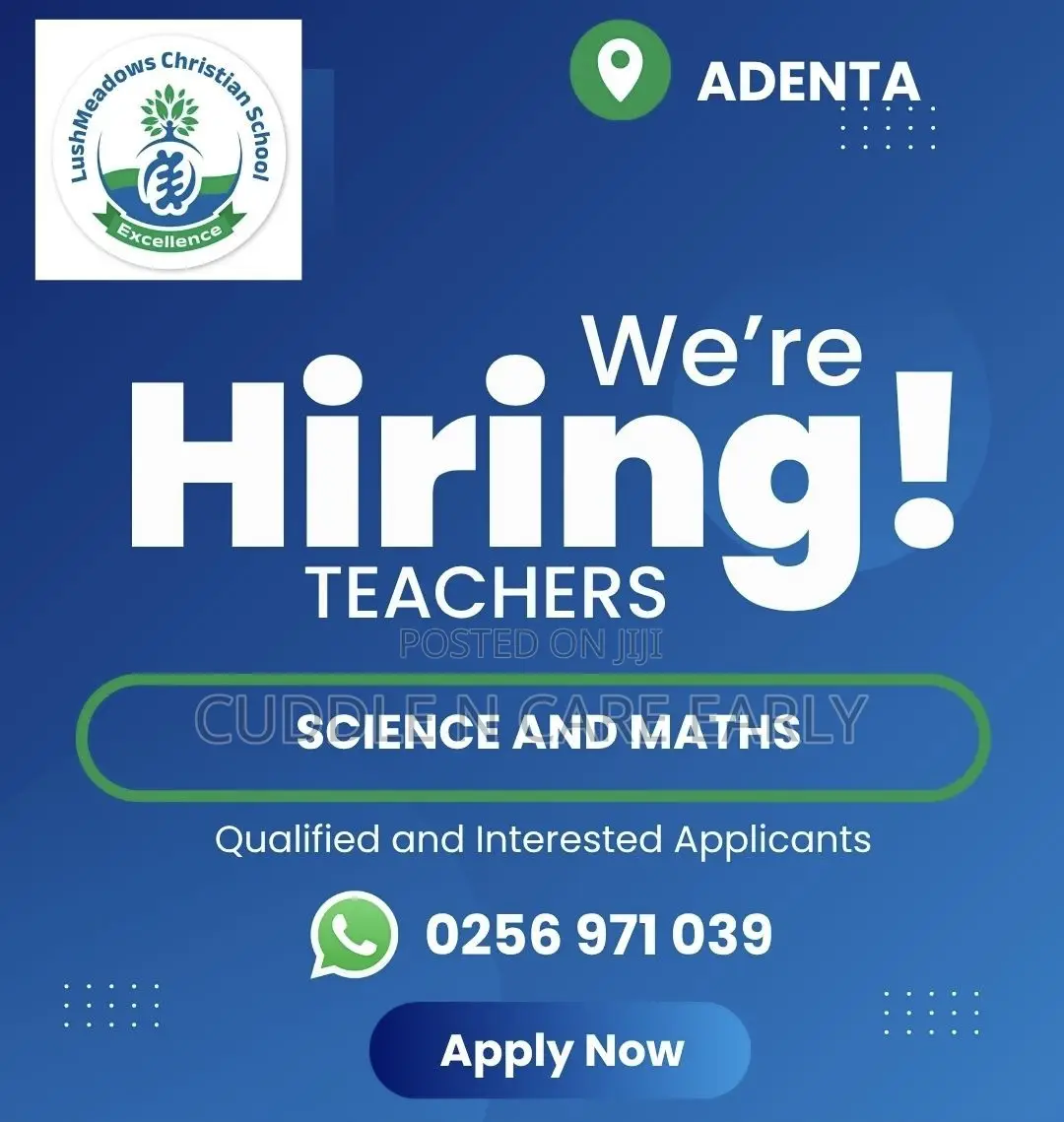 Serious and Rigorous Science and Mathematics Teacher Needed