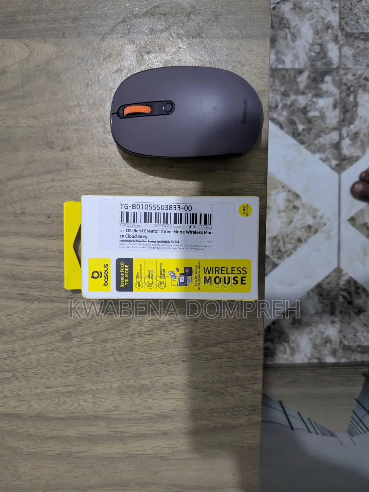 Original Baseus F01B Mouse With Wifi and Bluetooth Connection