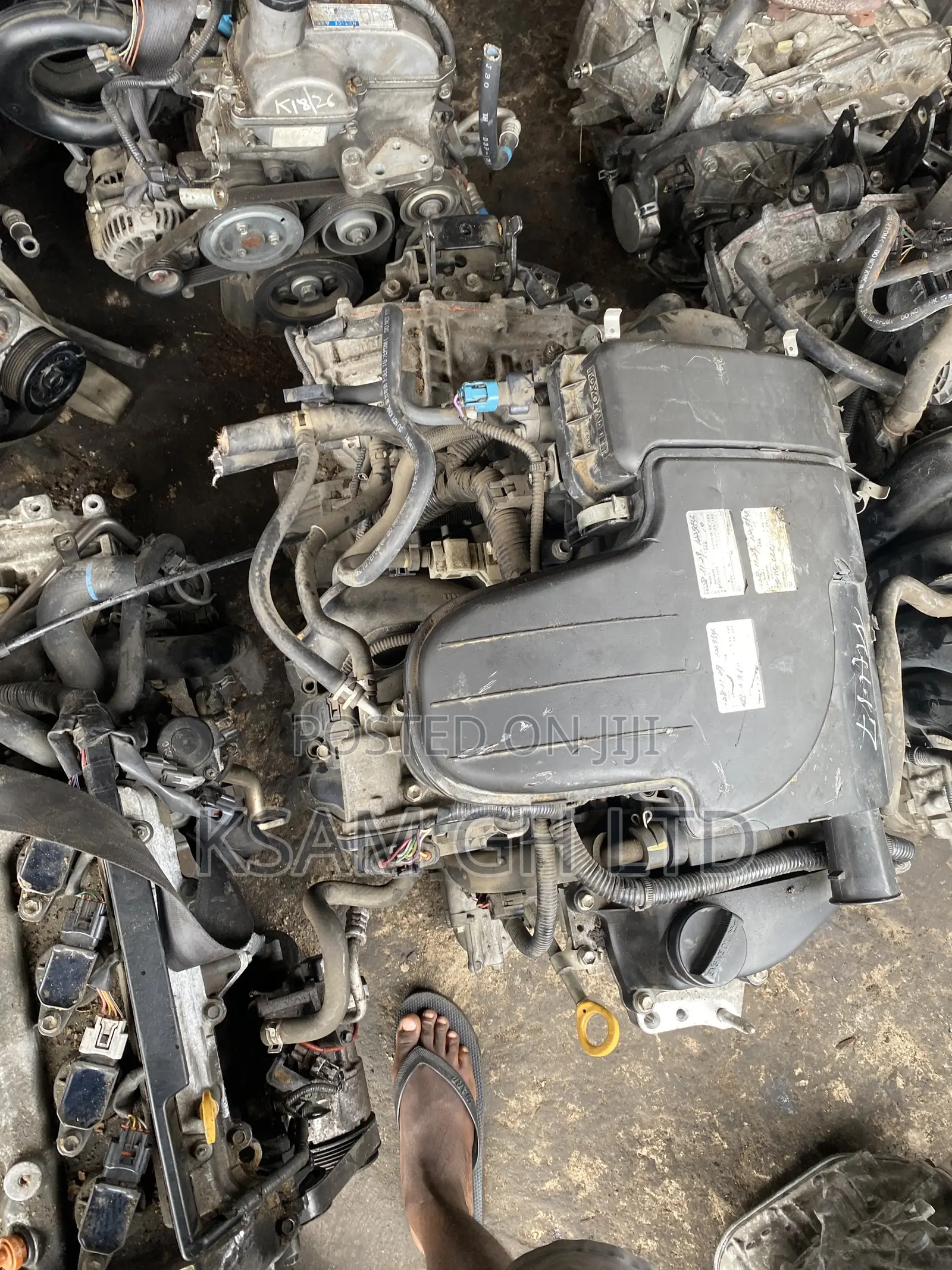 Toyota Vitz Engine 4plugs