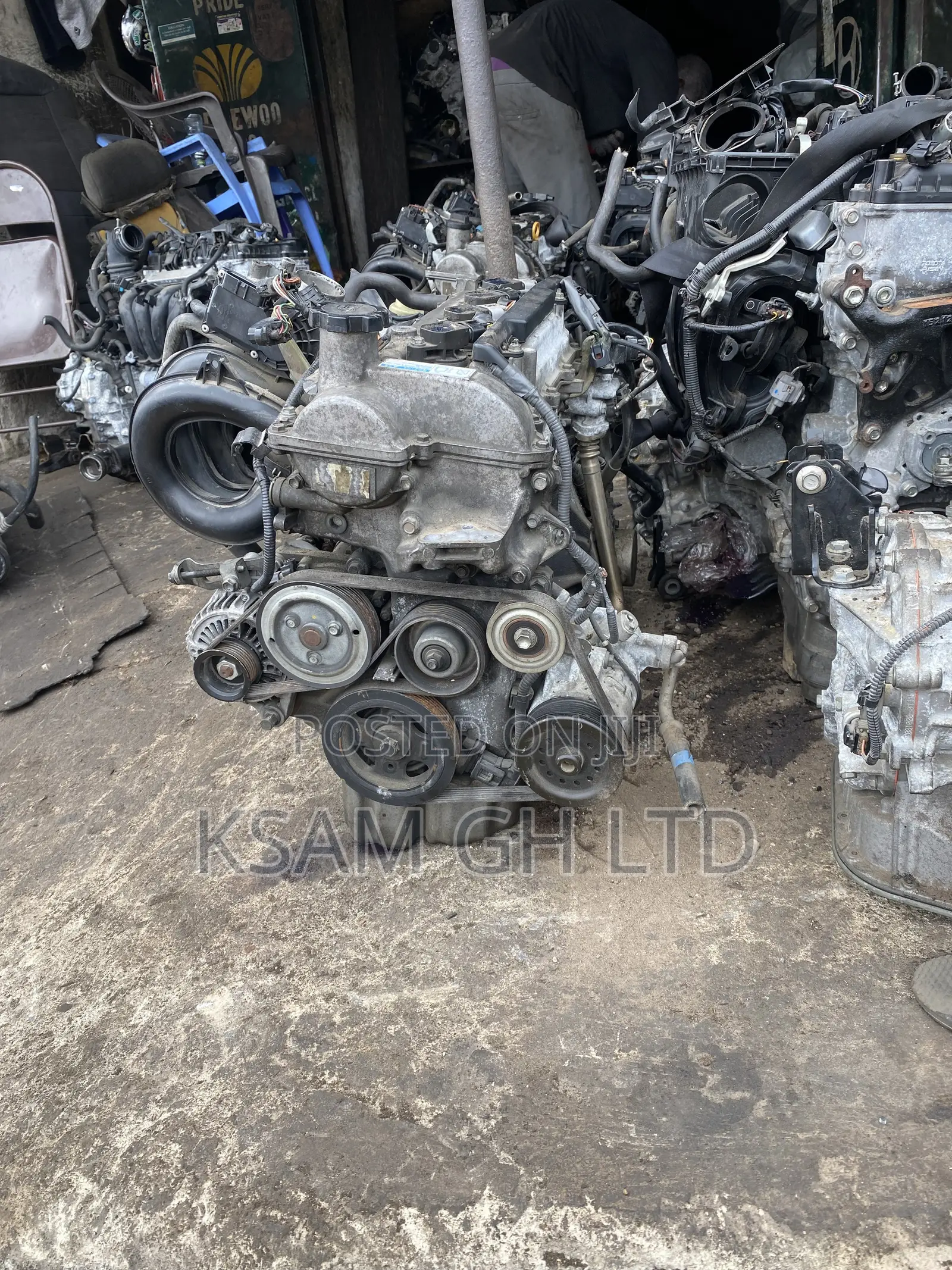 Toyota Vitz Engine 4plugs