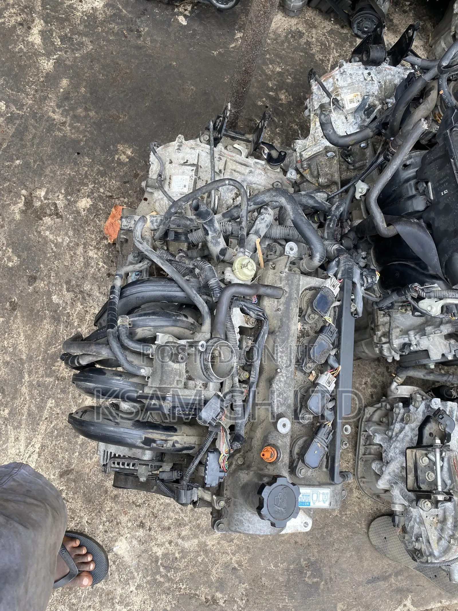 Toyota Vitz Engine 4plugs