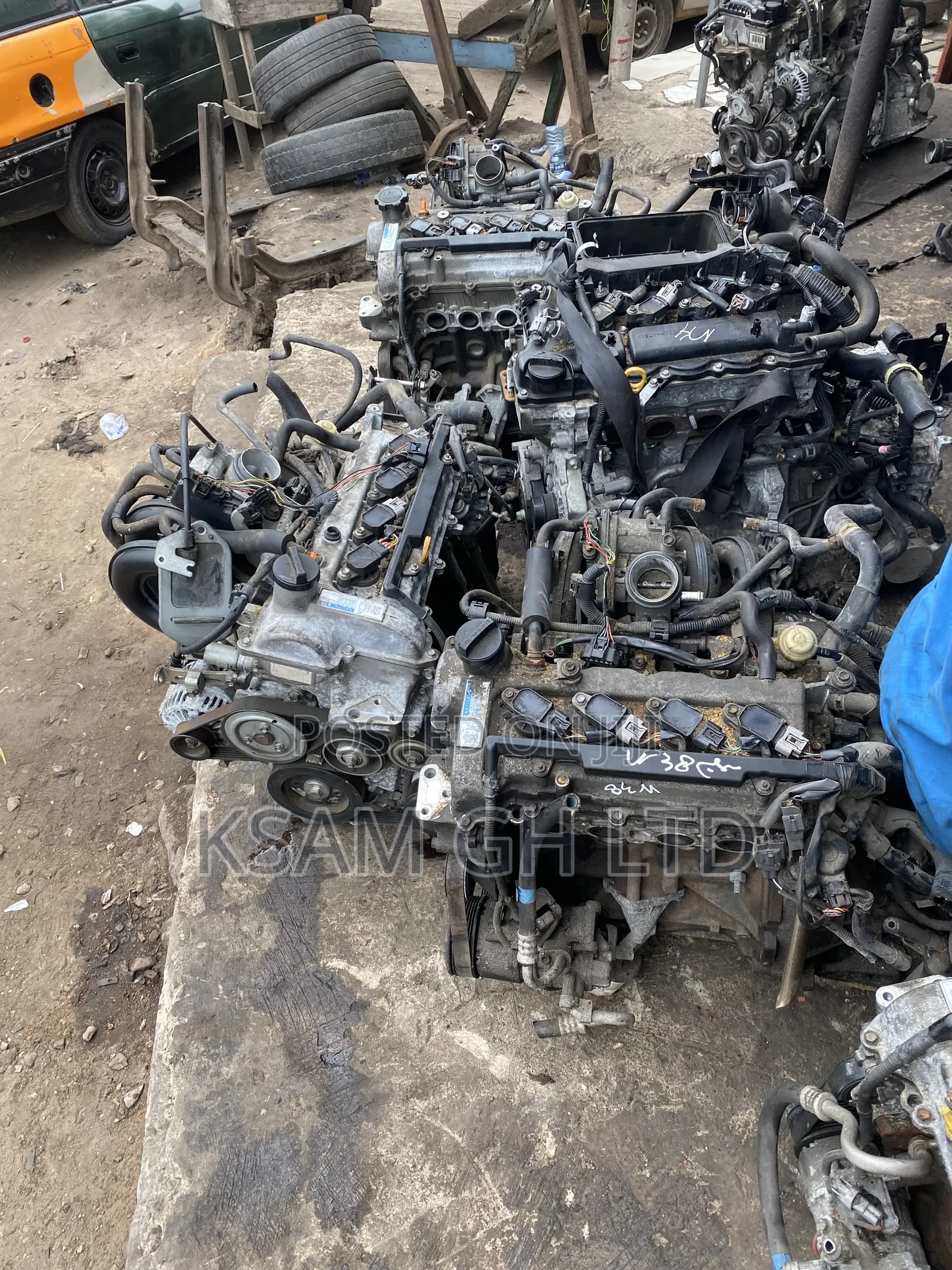 Toyota Vitz Engine 4plugs
