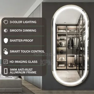 Salon & Barbering Barbershop Led Mirrors 150cm by 60cm