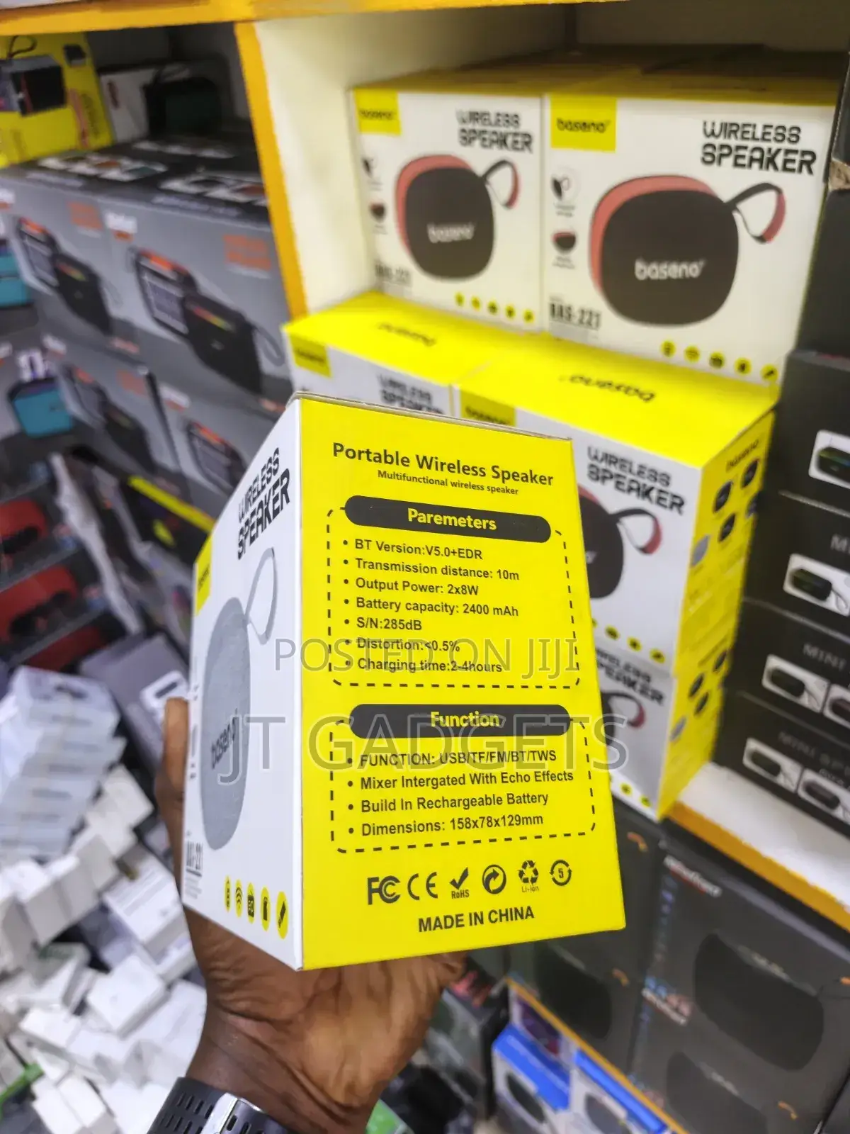 BASENO BAS-221 WIRELESS SPEAKER — Multifunctional, Multiple Colors