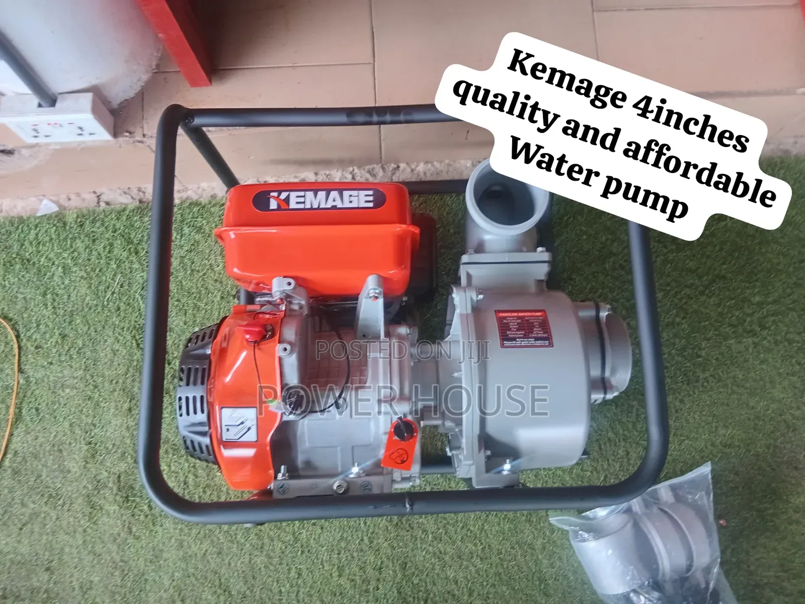 Powerful KEMAGE Water Pump – Heavy-Duty Petrol Engine for Fast