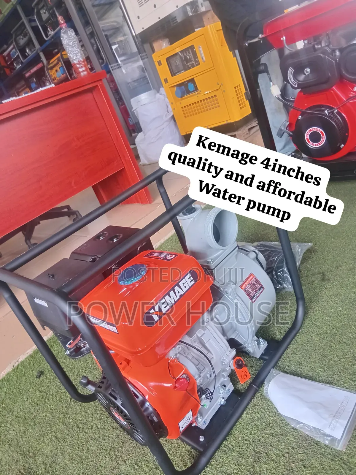 Powerful KEMAGE Water Pump – Heavy-Duty Petrol Engine for Fast