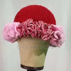Crochet Raffle Hat(made on Order )