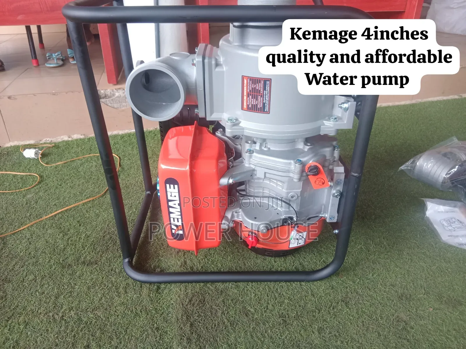 Heavy-Duty KEMAGE Gasoline Water Pump – Built for Irrigation, Drainage