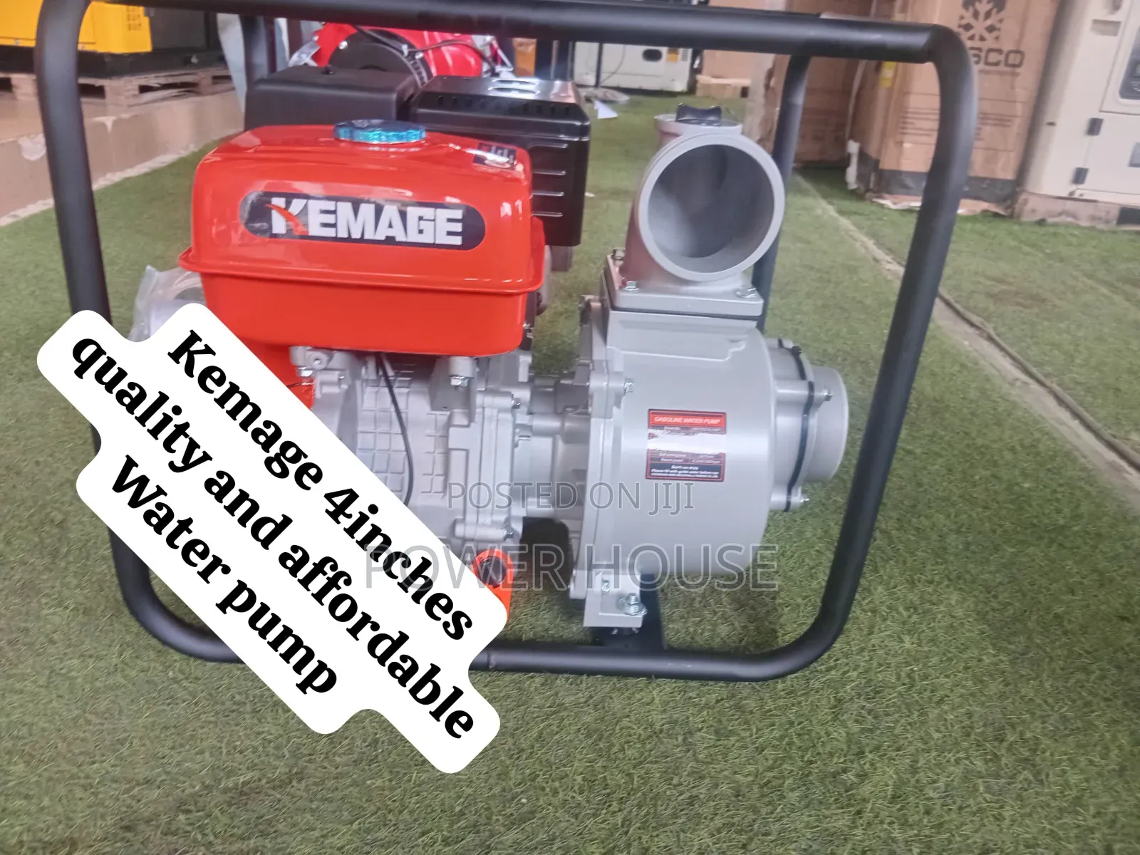 Heavy-Duty KEMAGE Gasoline Water Pump – Built for Irrigation, Drainage
