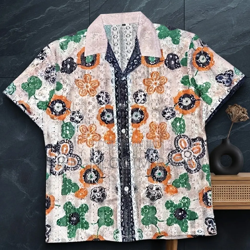High Quality Turkish Black Men Net Shirts Available in Stock