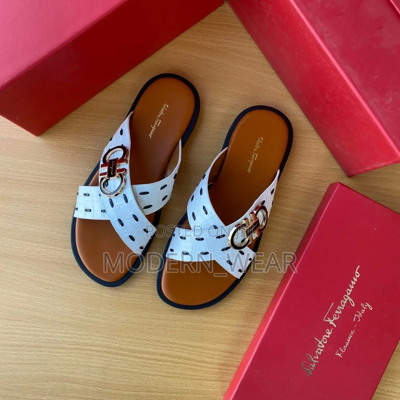 Genuine Leather Slippers
