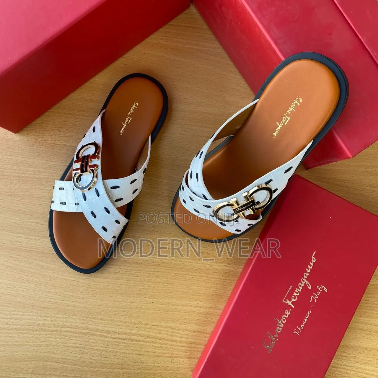 Genuine Leather Slippers