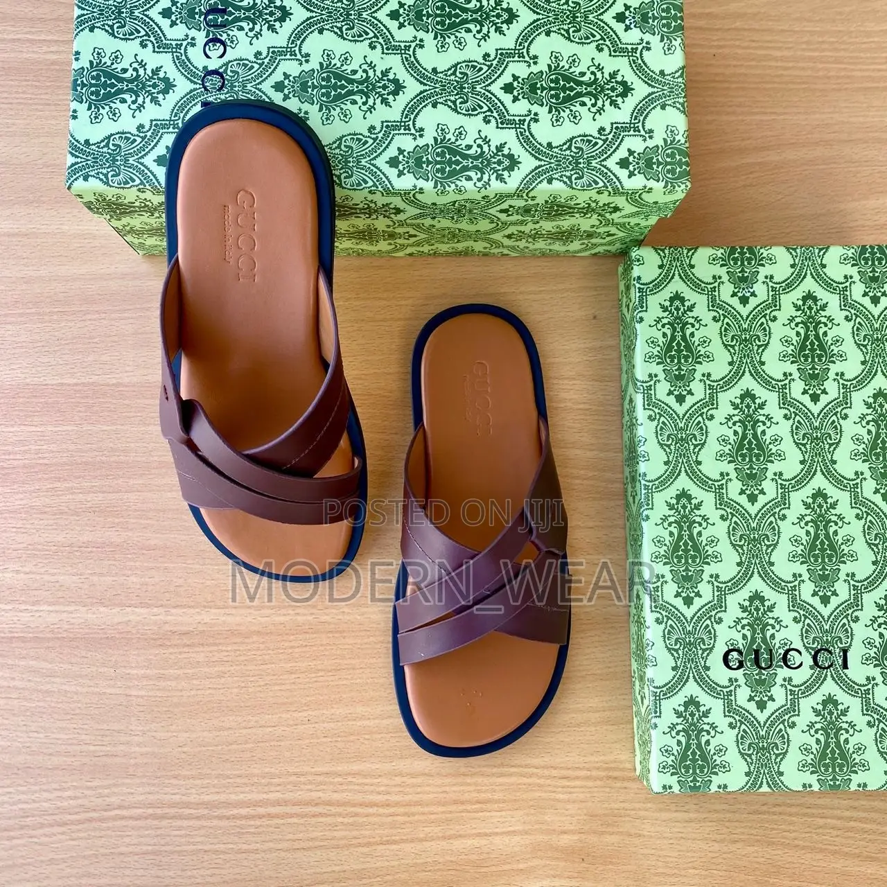 Genuine Leather Slippers