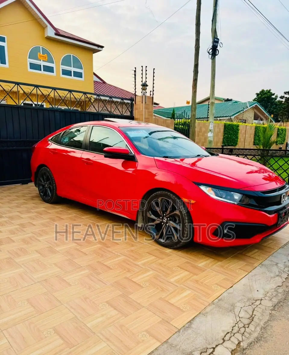 New Honda Civic Sport Sedan 2020 Red