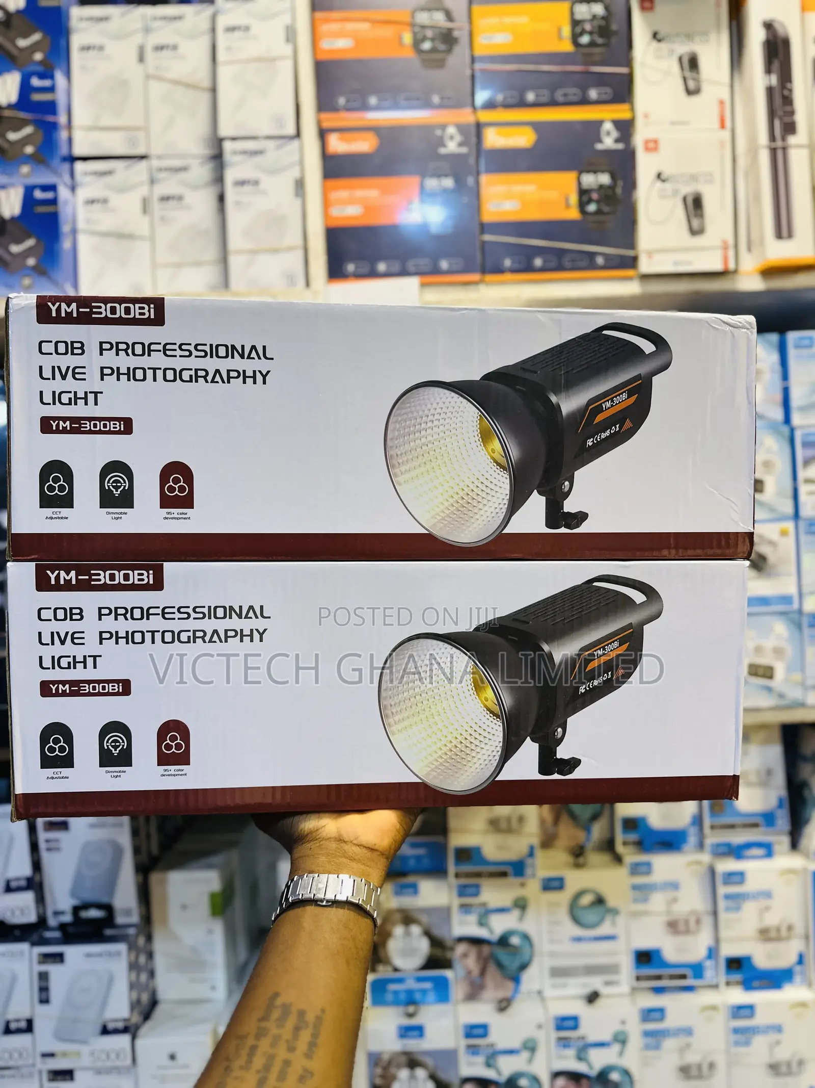 YM-300Bi COB Professional Live Photography Light