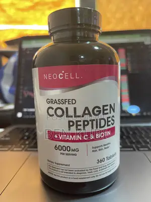 NeoCell Grass-Fed Collagen Peptides + Vitamin C & Biotin- 360 Tablets