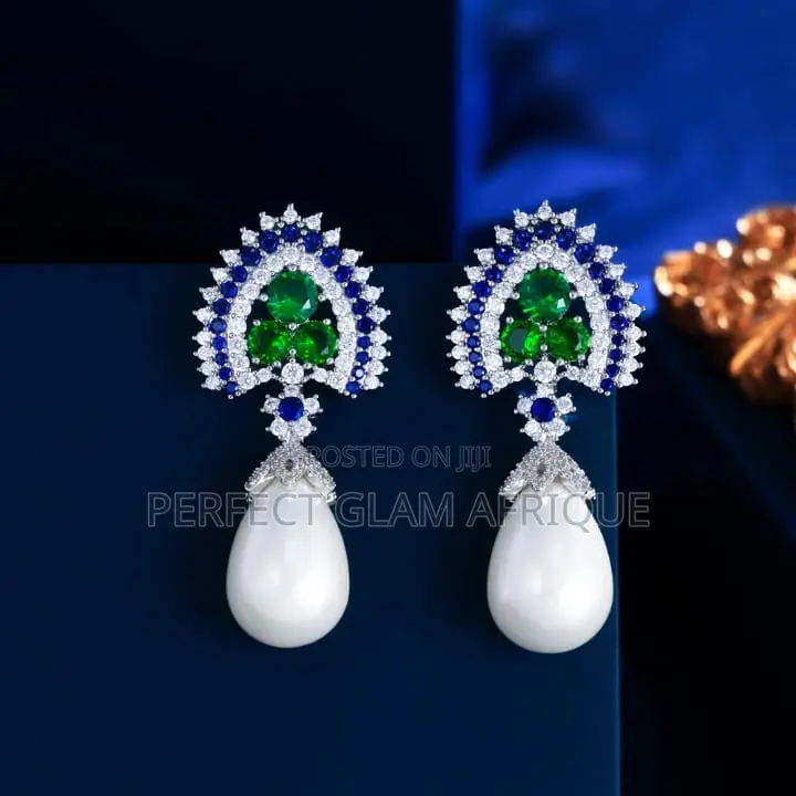Quality Zirconia Pearl Earrings