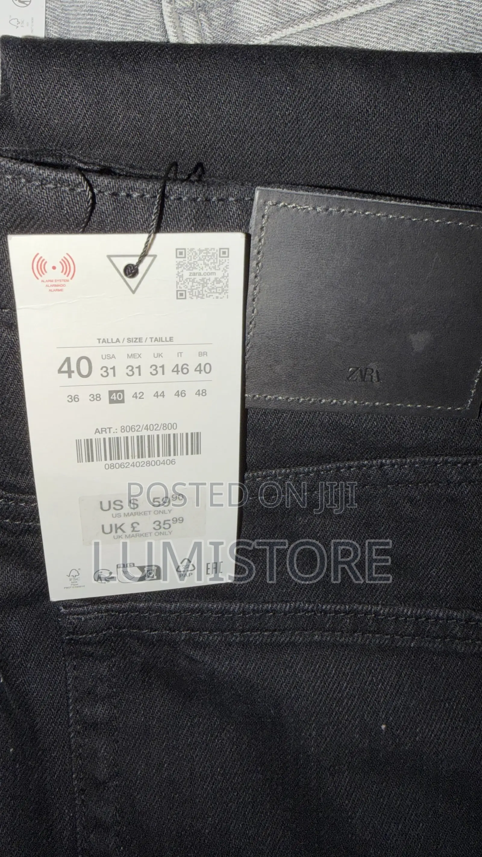 Zara Slim Tapered Jeans