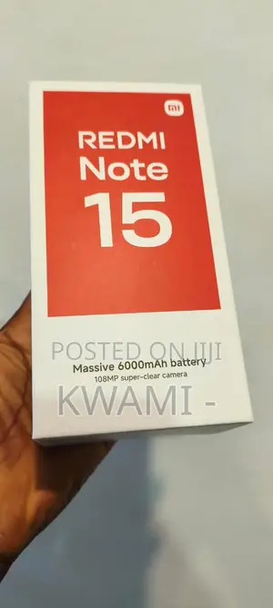 New Xiaomi Redmi Note 15 256 GB Black