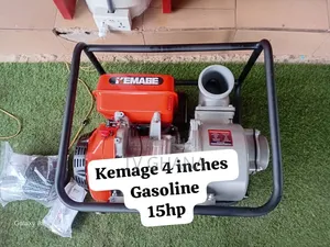 Brand New KEMAGE Water Pump – Powerful Petrol Engine, Strong 4 Inches