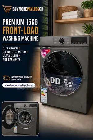 Front-Loading 15kg Fully Automatic Washing Machine