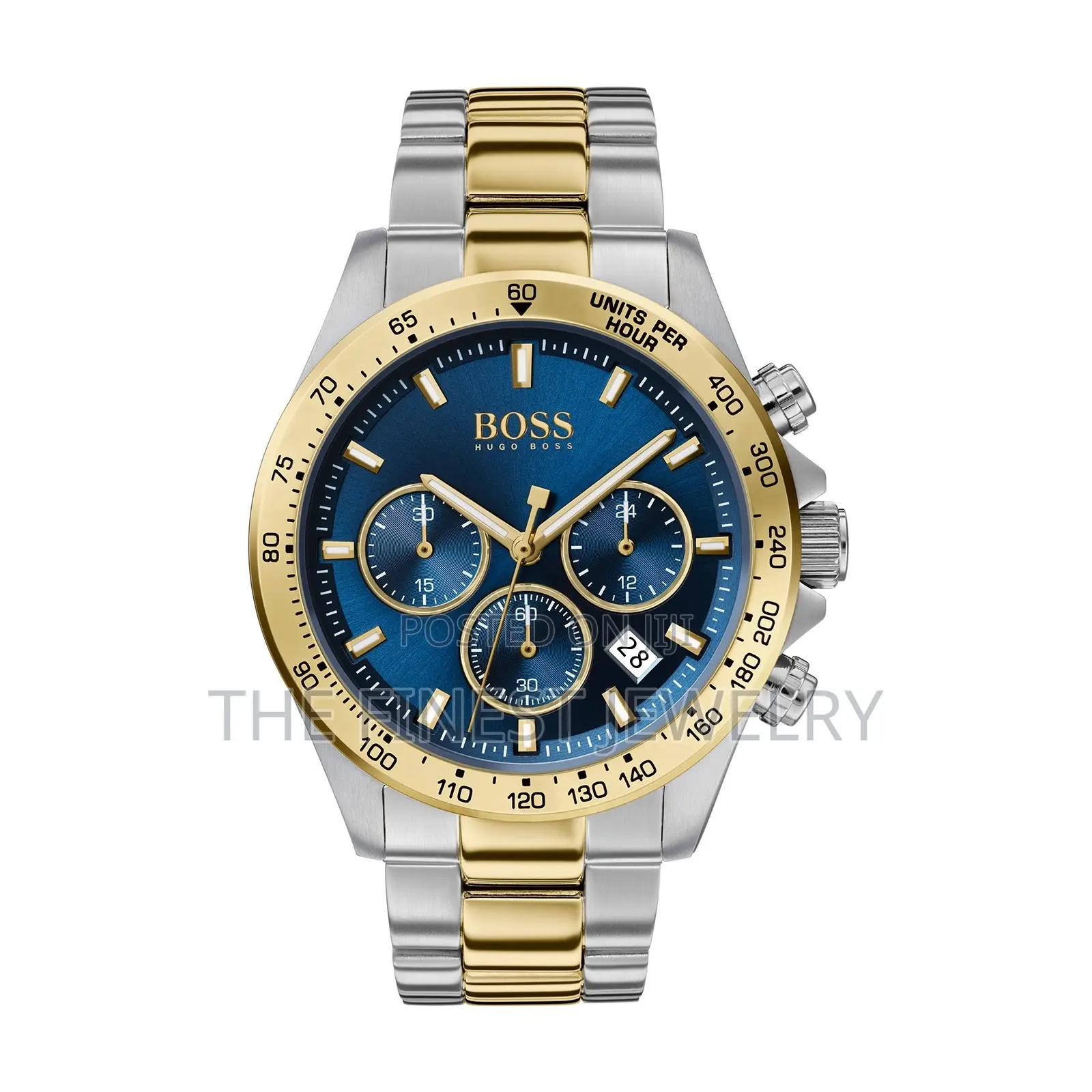 Hugo Boss Hero 1513767 Men's Watch – 42 Blue Dial Stainless Steel