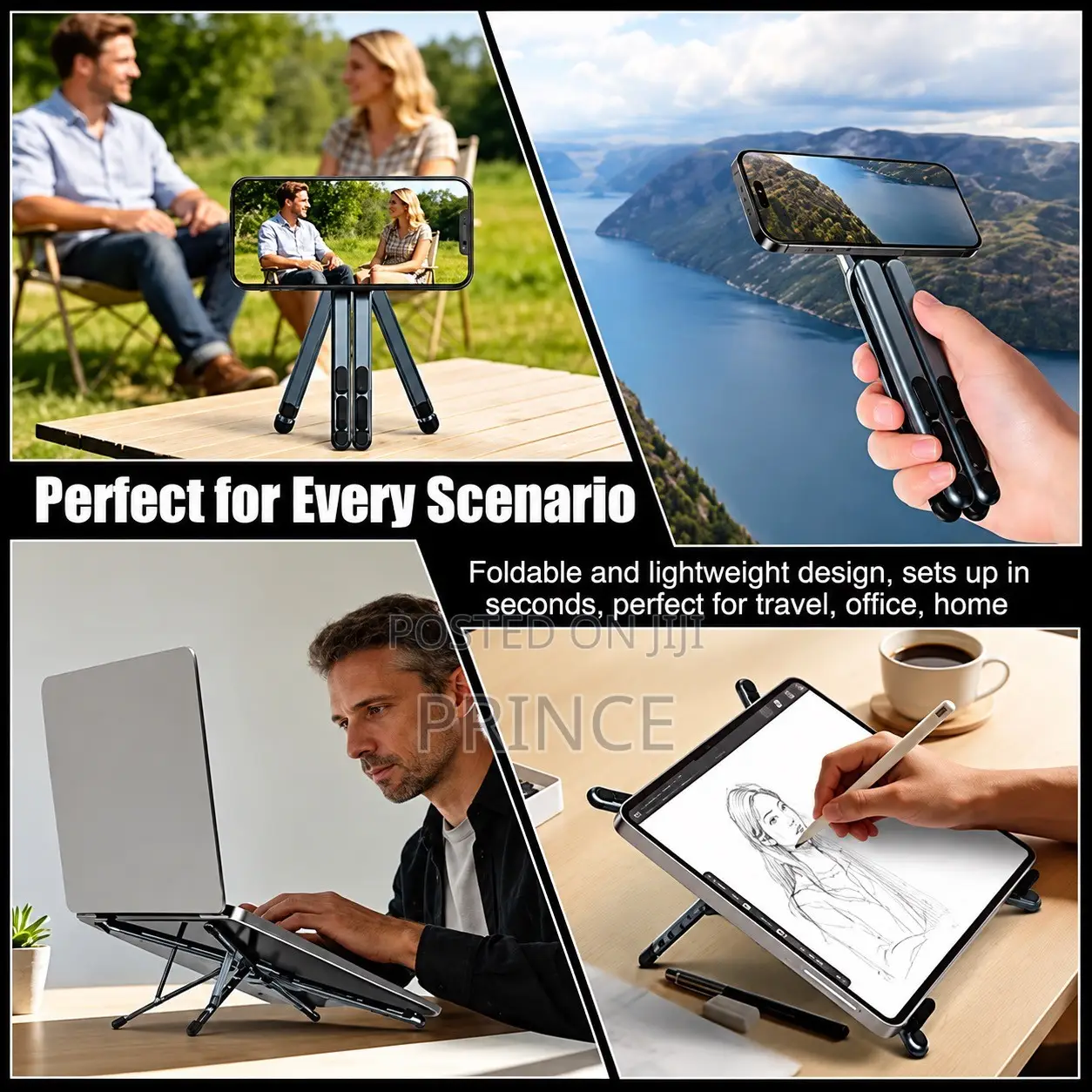 Stand for Laptops, Phones Ipads and Tablets