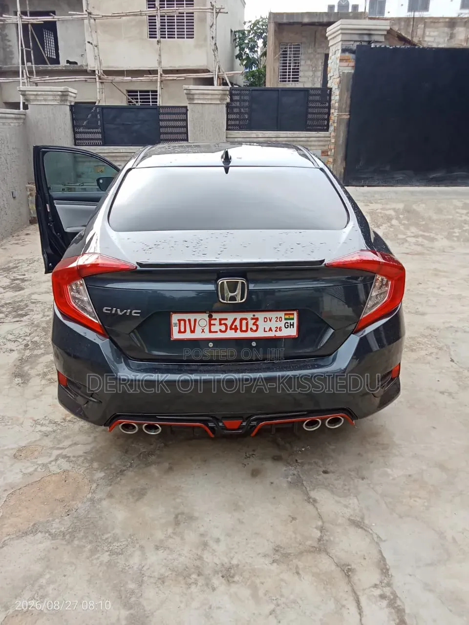 Honda Civic EX 4dr Hatchback (1.5L 4cyl) 2017 Black