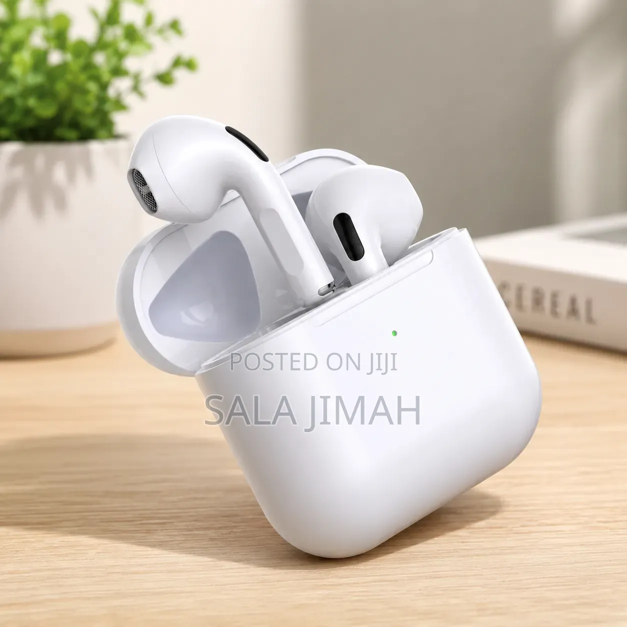 Wireless Bluetooth Earbuds With Charging Case – White