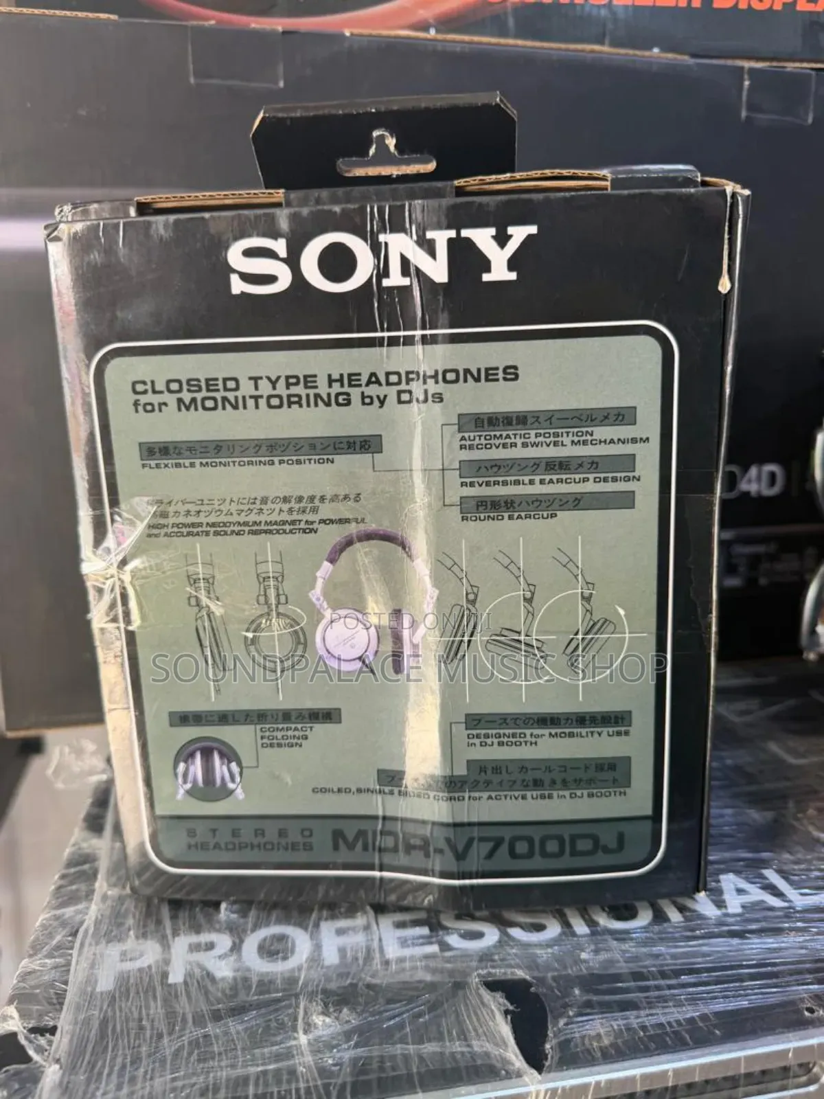 Sony MDR-V700DJ Dynamic Over-the-Ear DJ Headphones