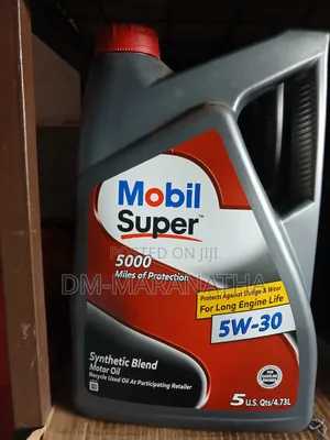 5w20 and 5w30 Mobil Synthetic Blend Engine Oil