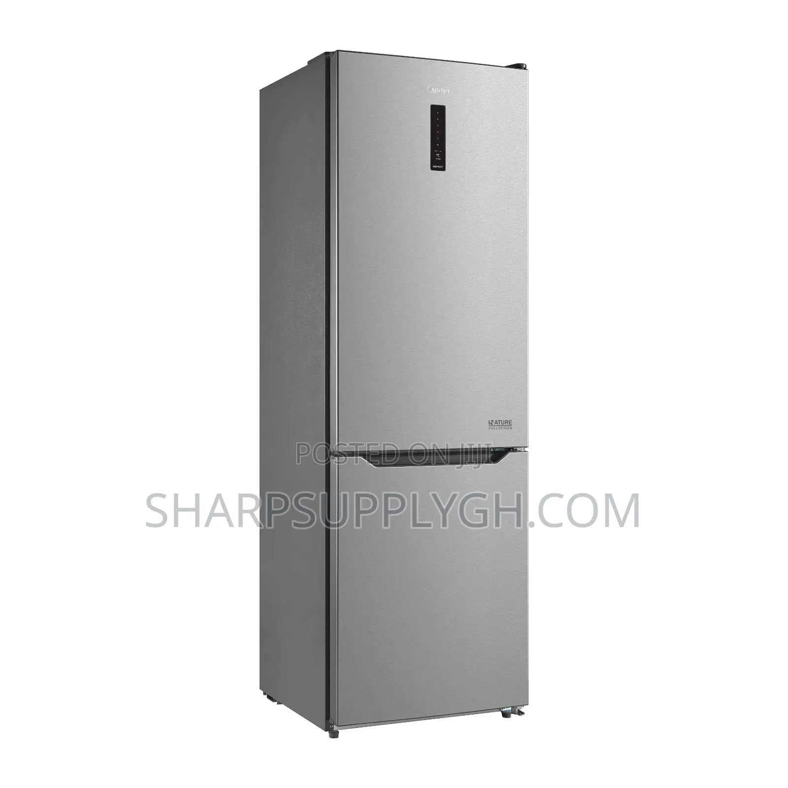 Midea 302L Double-Door Bottom-Freezer Refrigerator