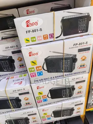 Multi-Band Portable Radio — Music, News & Entertainment Anywhere!