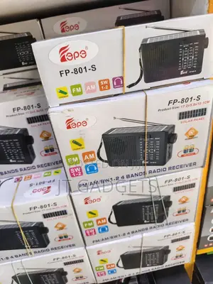 Multi-Band Portable Radio — Music, News & Entertainment Anywhere!
