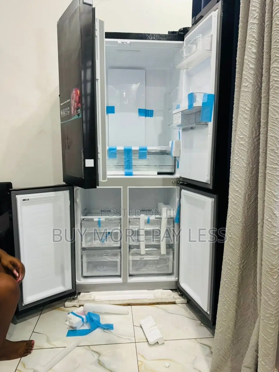 Cross-Door Multi-Door Refrigerator
