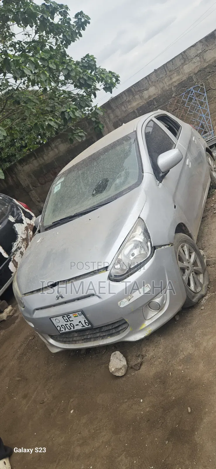 Mitsubishi Mirage 2016 Silver