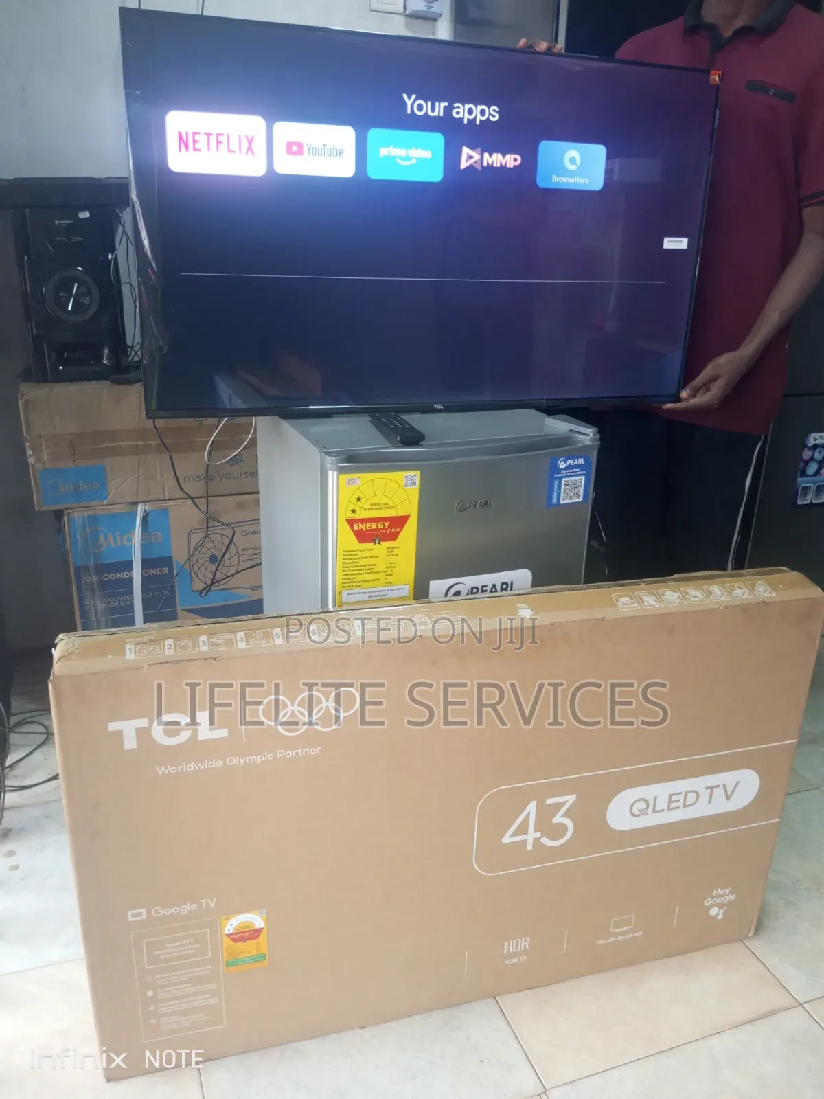 QLed TV 43" - TCL Smart Android #Browse More Movies