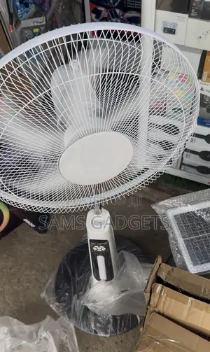 Brand New AC/DC Rechargeable SolarStandingFan With Solar Panel &Remote