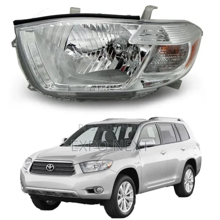 Headlights for Toyota Highlander 2009-2012 Halogen