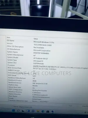 Laptop HP ProBook 430 G7 8GB Intel Core i5 SSD 256GB