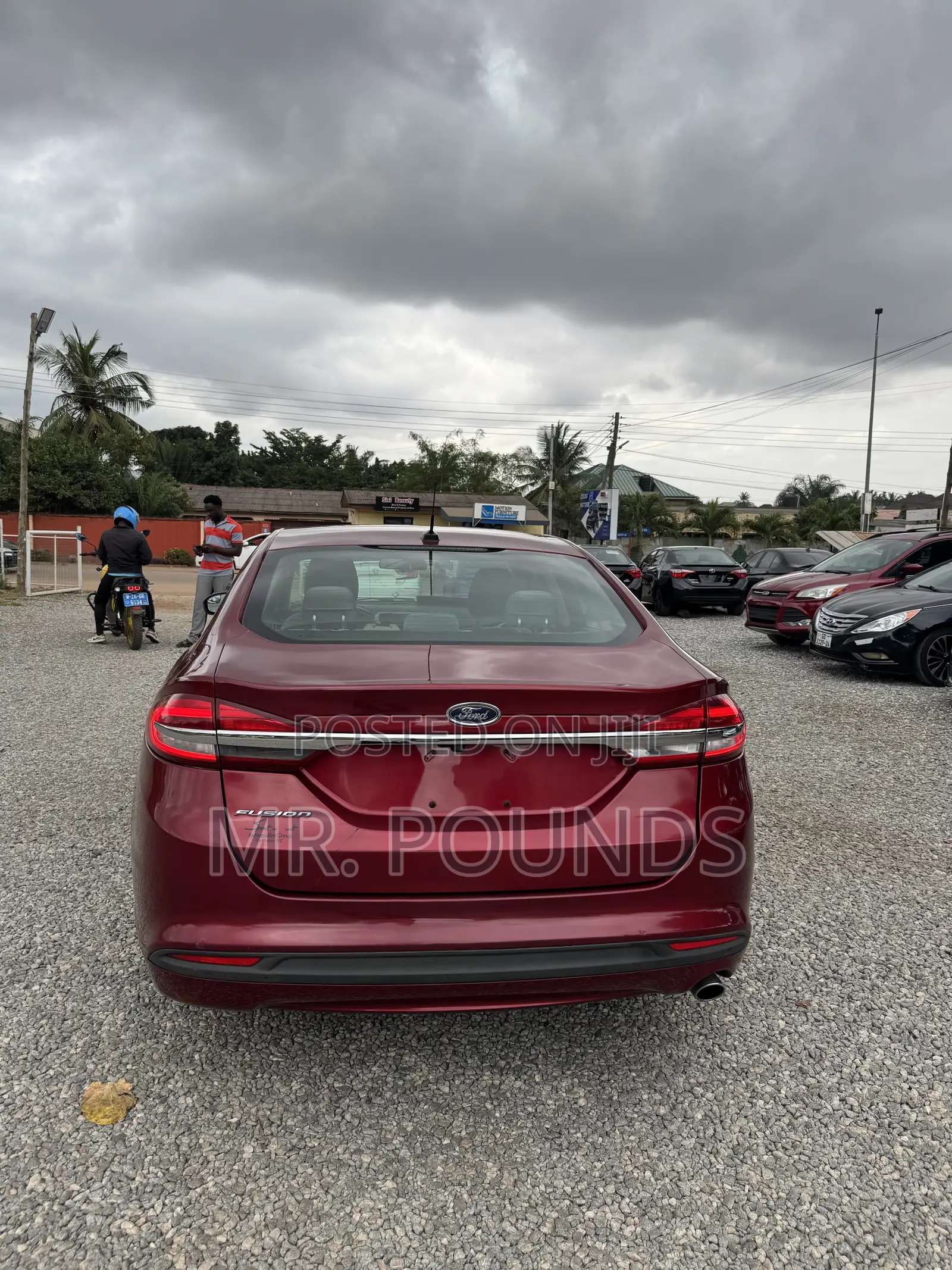 Ford Fusion 2017 Red