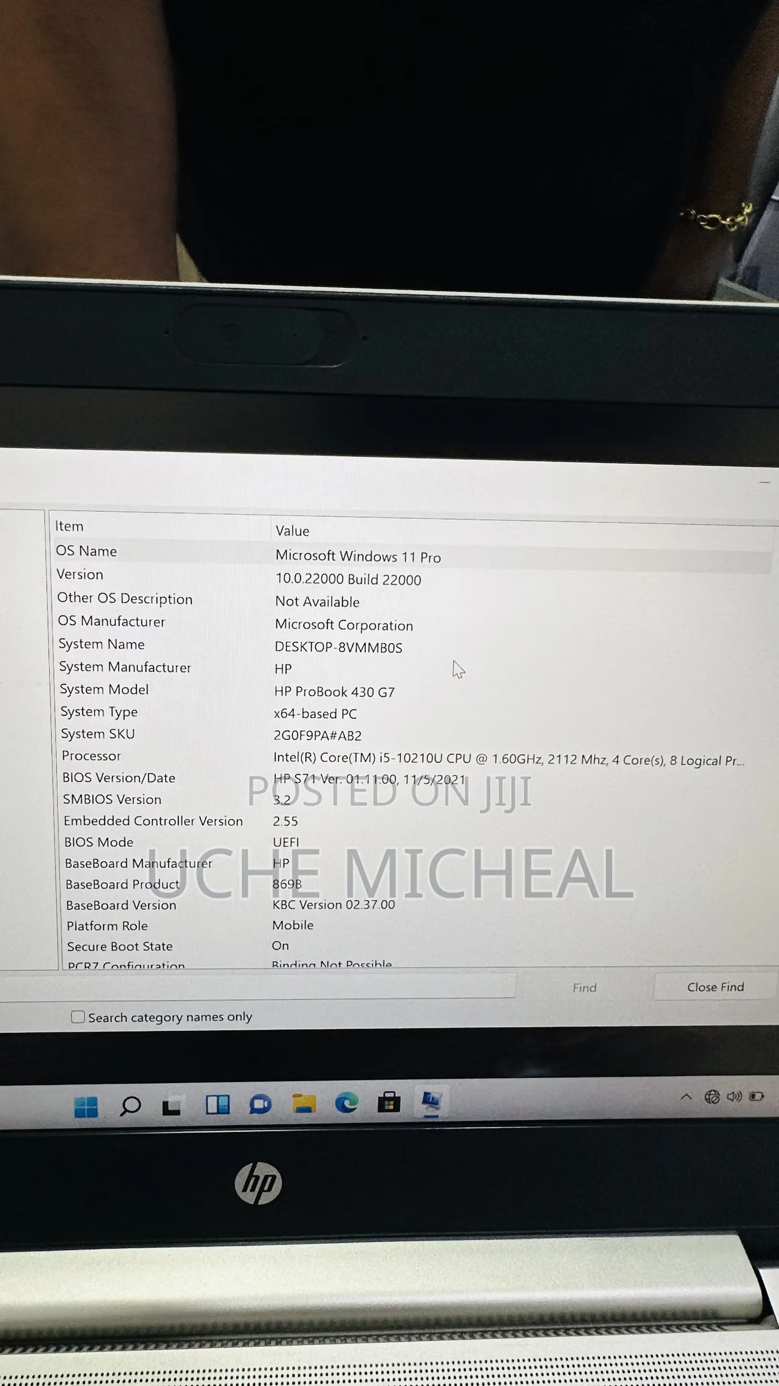 Laptop HP ProBook 430 G7 8GB Intel Core i5 SSD 256GB