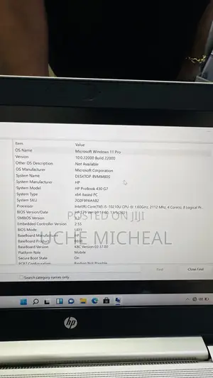 Laptop HP ProBook 430 G7 8GB Intel Core i5 SSD 256GB
