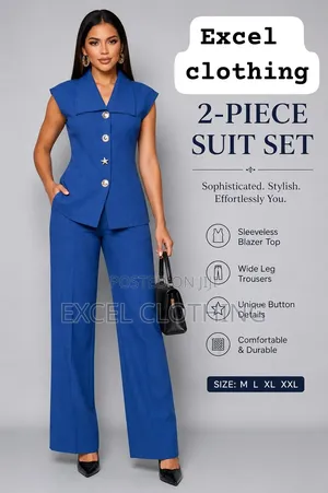 2 Piece Ladies Suit Set
