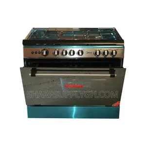 Midea 5 Burners Gas Cooker With Oven and Grill