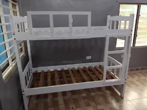 White Single Bunk Bed