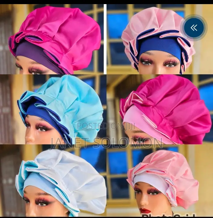 Luxury Satin Hair Bonnet – Large Sleep Bonnet for Women